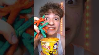 Extreme Spicy noodles ASMR 🥵 [upl. by Inahpets65]