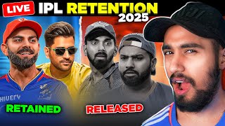 🔴KL Rahul to RCB🔥 Rohit RETAINED  IPL RETENTIONS Watchalong DeadmanSays [upl. by Nivart310]