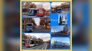 Trams and Buses in Chemnitz  Part 2  Germany 2018  Straßenbahnen und Busse in Chemnitz  Teil 2 [upl. by Meehahs]