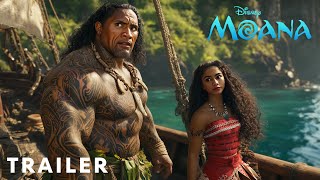 MOANA Live Action  Concept Trailer 2025 Zendaya Dwayne Johnson  Disney [upl. by Anniram]