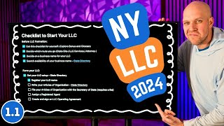 How to Start an LLC in New York in 2024 Free Checklist [upl. by Gruver]