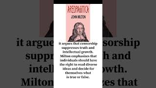 Areopagitica by Milton Exam points [upl. by Arual]