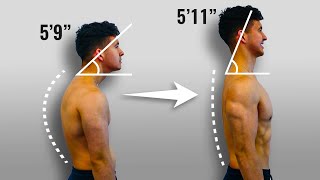 The PERFECT 5 Minute Posture Routine To Increase Your Height [upl. by Aenit]