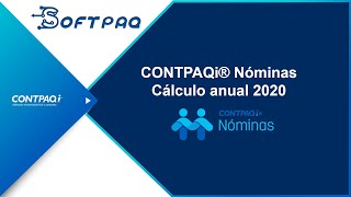 Calculo anual 2020 de ISR a retener o compensar en Contpaqi Nomina [upl. by Anu93]