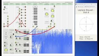 Interactive polezero diagram w Laplace Biquad filter design using TutorTIMS w audio amp subtitles [upl. by Ahsiea]