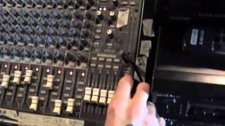 Mackie 1604VLP Pro Sound Board Great HallGVC  4x3f [upl. by Adiahs]