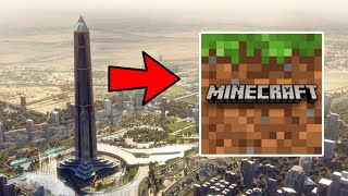 Egypt tallest building Oblisco Capitale supertall skyscraper Minecraft  Creative World [upl. by Gratt274]