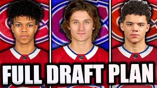 MONTREAL CANADIENS 2024 NHL DRAFT PLAN REVEALED… [upl. by Ladnik]