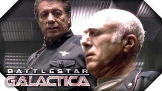 Battlestar Galactica  Adama Adresses Saul And Starbuck [upl. by Emaj]