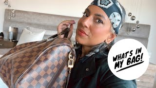 Whats in My Travel Bag Louis Vuitton Speedy 30 DE Edition [upl. by Atsev993]