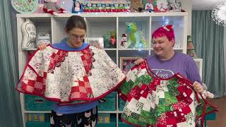 Sew Awkward Ep 28  Peppermint Swirl Tree Skirt [upl. by Yrak]