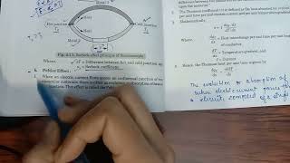 unit 4 Seebeck effect Thomson effect peltier effect and joule effect [upl. by Notsrik]