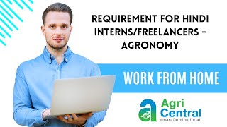 Agri Central  Work from home Agriculture internship  Paid internship  Agriculture internship 2024 [upl. by Aivatnohs]