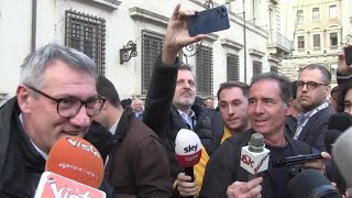 Landini alluscita dallincontro con Meloni sulla manovra quotPasso avanti Non si è riusciti a farloquot [upl. by Karlee]