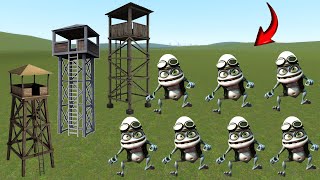 Crazy Frog Nextbot Vs Towers  Garrys Mod [upl. by Merriman]