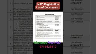 NSIC REGISTRATION List of Documents [upl. by Mill62]