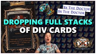 PoE 8 DOCTORS  Dropping full stacks of div cards with the new scarabs  Stream Highlights 822 [upl. by Winston]