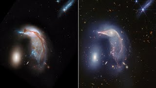 Arp 142  The Penguin amp The Egg  NASA Releases Most Detailed Images From Webb Telescope  4K [upl. by Roon]