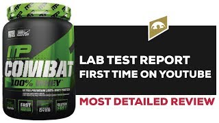 MP Combat Xl Mass Gainer  Full Review  Musclepharm Combat XL  High Protein High Carb Gainer [upl. by Obbard]