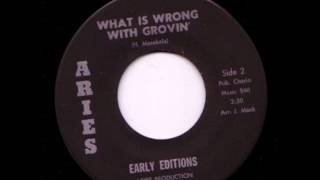 Early Editions  What is Wrong With Groovin [upl. by Dunlavy816]