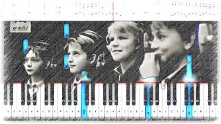 Libera Sanctus Piano Notes 2018 [upl. by Miriam]