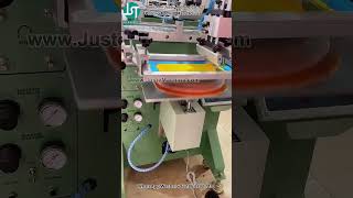 Screen Printing Machine For Flat Item Paper T shirt Poster screenprinter screenprinting [upl. by Bahr762]