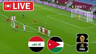 بث مباشر مباراة العراق و الأردن اليوم في تصفيات كأس العالم آسيا 2026 بث مباشر مباريات اليوم [upl. by Bertle]