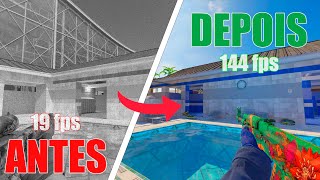 Melhores configurações no CS2 de VISIBILIDADE e FPS  Saturação e Mostrar FPS [upl. by Colver]