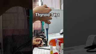 Thyroid test  blood test shorts  pathology laboratory  Thyroid hormones test  TSH  DMLT  BMLT [upl. by Coffeng735]