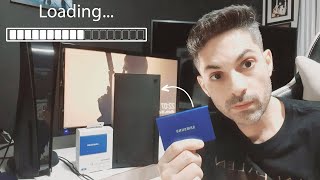 SSD EXTERNO PORTÁTIL SAMSUNG T7 XBOX SERIES X TESTE DE LOADINGS NO FINAL [upl. by Karp462]