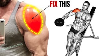 TOP 5 LATERAL DELTOID WORKOUT WITH DUMBBELS BARBELL AND CABLE ONLY [upl. by Iroc51]