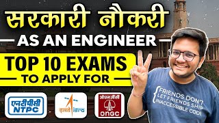 Government Jobs after BTech  GATE  Government Jobs Apply Now [upl. by Narak864]