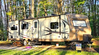 Pipestem State Park Campground Site 78  Wheelchair Around The Campgrounds [upl. by Oilut]