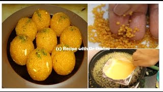 Motichoor Ladoo  Motichoor Ladoo recipe  with DIY utensils  Motichur Laddu Recipe [upl. by Yenaled587]