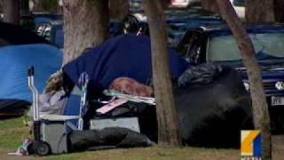 Homelessness Becoming A Problem In Kapiolani Park [upl. by Trebo]