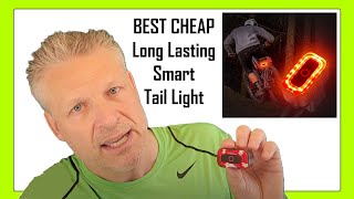 BEST LONG LASTING SMART TAIL LIGHT KELNOW Smart Bike Light Review [upl. by Learsi819]