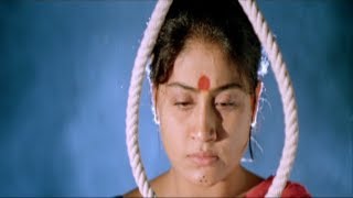 Adimai Penn Tamil Movie Scenes  Vijayashanthi hangs Rami Reddy  Dasari Narayana Rao [upl. by Ennovad271]