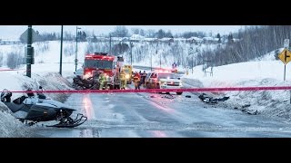 Grave accident de motoneige à Beauport [upl. by Grissel223]