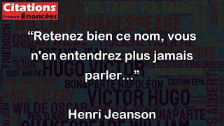 Retenez bien ce nom vous nen entendrez plus jamais parler  Henri Jeanson [upl. by Ber]