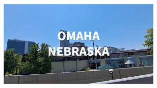 Omaha Nebraska Downtown Pioneer Courage Park The Old Market [upl. by Niwdog]