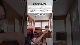 Ornament Mordent violinst violin violinmusic music violinist classicalmusic violincover [upl. by Holcomb643]