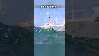 Cardboard ships sunk by submarines underwater footage ships cardboardship navyship submarine [upl. by Vrablik]