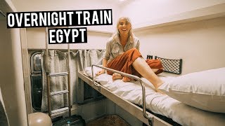 THE BEST TRAIN IN EGYPT  Watania Train  First Class Sleeper  Cairo to Aswan [upl. by Witkin]