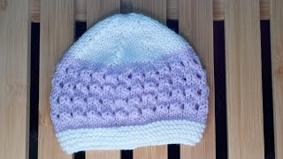 Tuto tricot bonnet bébé [upl. by Nylazor]