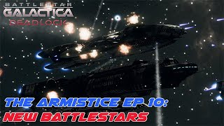 Battlestar Galactica Just the Battles  Armistice Ep 10 New Battlestars Engage [upl. by Okiron]