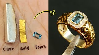 making gold plated jewelry  jewelry tutorial [upl. by Oslec294]