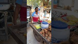 Old Coconut Fruit Cutting In Delhi India [upl. by Atem]