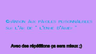 chanson personnaliséeavi [upl. by Ainocal874]