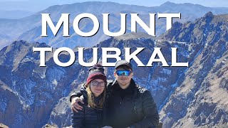 Highest Mountain in North Africa in WINTER  Mt Toubkal Morocco [upl. by Lobell]