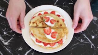 Glutenvrije pannenkoeken in 1 minuut [upl. by Norb]